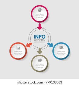 Vector infographic template for diagram, graph, presentation, chart, business concept with 3 options.