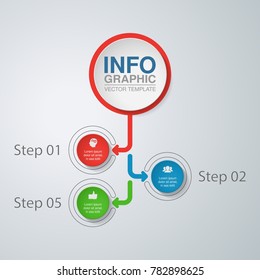 Vector infographic template for diagram, graph, presentation, chart, business concept with 8 options.