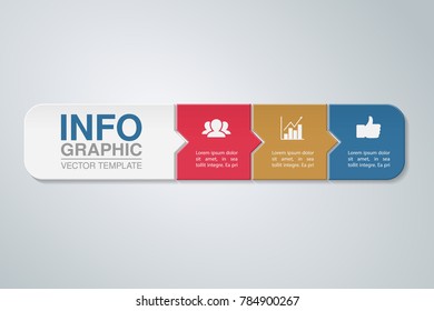 Vector infographic template for diagram, graph, presentation, chart, business concept with 3 options.