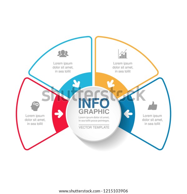 Vektorgrafik Vorlage Fur Diagramm Grafik Prasentation Diagramm Stock Vektorgrafik Lizenzfrei