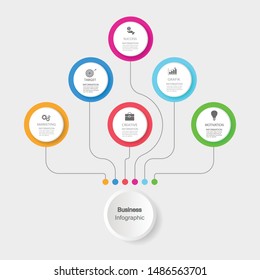Vector infographic template for horizontal diagram, graph, presentation, chart, business concept with 4 options.
