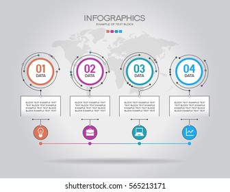 Vector infographic template. Infographics concept with options. Workflow layout. The file is saved in the version 10 EPS. This image contains transparency. 