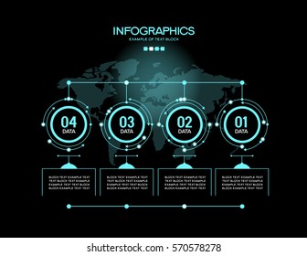 Vector infographic template. Infographics concept with options. Workflow layout. The file is saved in the version AI10 EPS. This image contains transparency. 