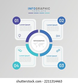 Plantilla informativa vectorial Ecología comercial multipropósito
