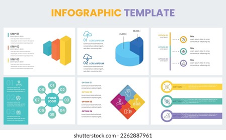 Vector Infographic template for presentation