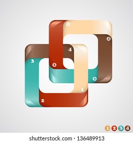 vector infographic template, scheme of connection,  place for your data, fully editable eps 10 file,  transparency effects