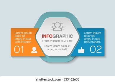 Vector Infographic Template, Two Options