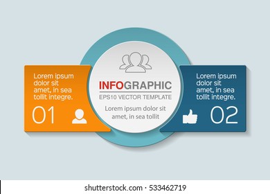 Vector Infographic Template, Two Options