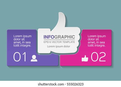 Vector Infographic Template, Two Options