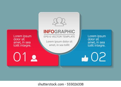 Vector Infographic Template, Two Options