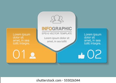 Vector Infographic Template, Two Options