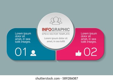 Vector Infographic Template, Two Options