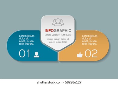 Vector Infographic Template, Two Options