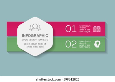 Vector Infographic Template, Two Options