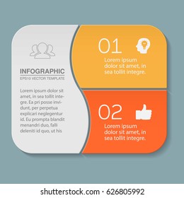 Vector Infographic Template, Two Options