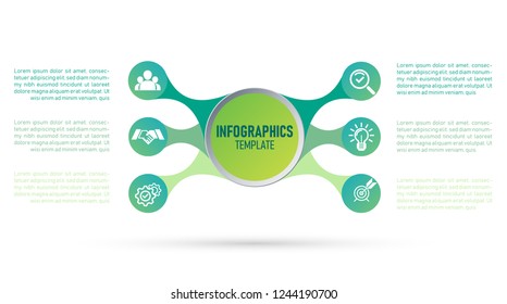 Vector of infographic template for your business and marketing.