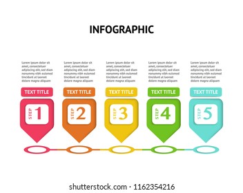 Vector infographic template,Abstract infographics number options template. Vector illustration. 