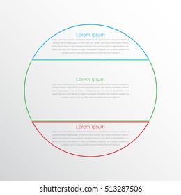 Vector infographic templates for detailed reports from the various process steps.