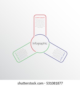 Vector infographic templates for detailed reports from the various process steps.