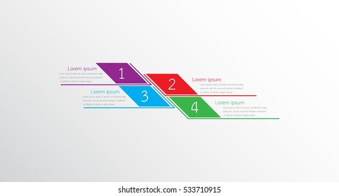 Vector infographic templates for detailed reports from the various process steps.