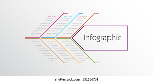Vector infographic templates for detailed reports from the various process steps.