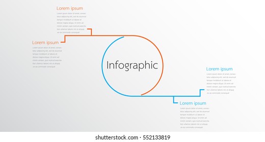 Vector infographic templates for detailed reports from the various process steps.