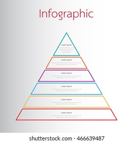 Vector infographic templates for reports in detail.
