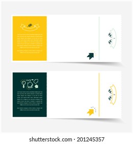 Vector infographic templates with sketchy hand drawn elements