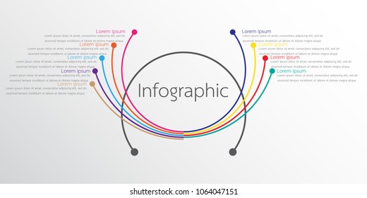Vector infographic templates used for detailed reports. All 9 topics.