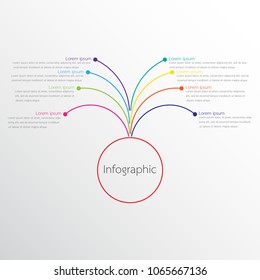 Vector infographic templates used for detailed reports. All 8 topics.