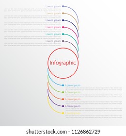 Vector infographic templates used for detailed reports. All 11 topics.