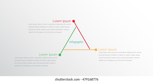 Vector infographic templates used for detailed reports. All 3 topics.