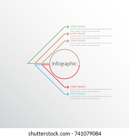 Vector infographic templates used for detailed reports. All 5 topics.