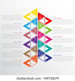 Vector infographic templates used for detailed reports. All 11 topics.