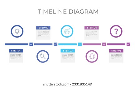 Vector infographic timeline process . Can be used for workflow diagram, info chart, web design.
