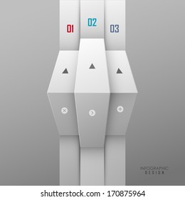 Vector infographic or web design template 