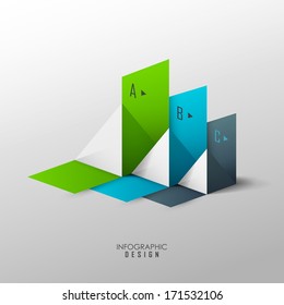 Vector infographic or web design template 