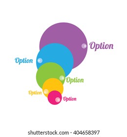 Vector infographic or web design template . vector cartoon sales funnel