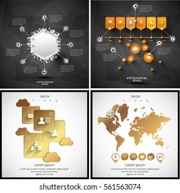 Vector of infographics