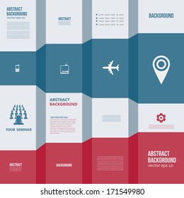 Vector  infographics. Abstract background card and lines