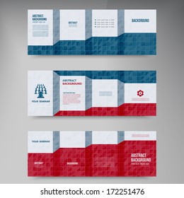 Vector  infographics. Abstract background card and lines