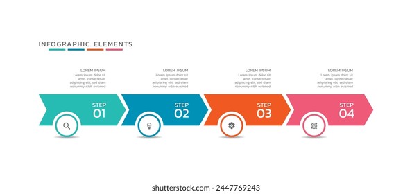 Vector infografías diseño de Plantilla empresarial