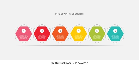 Vector infografías diseño de Plantilla empresarial