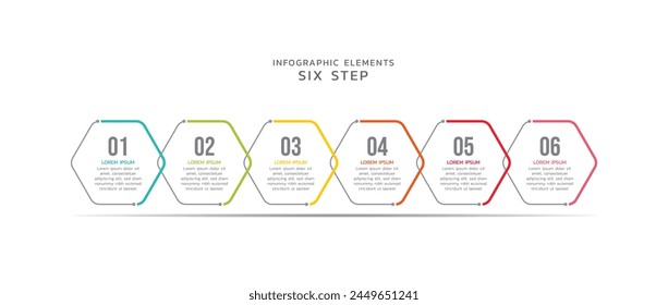 Vector infographics business template design