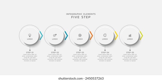 Vector infografías diseño de Plantilla empresarial