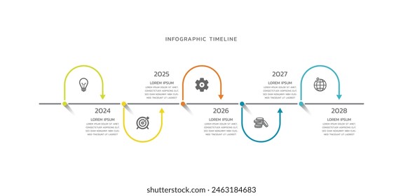 Vektorgrafik Infografiken Business Vorlage Design
