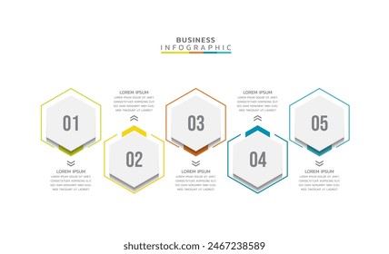 Vektorgrafik Infografiken Business Vorlage Design