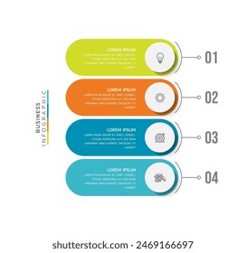 Vector infographics business template design