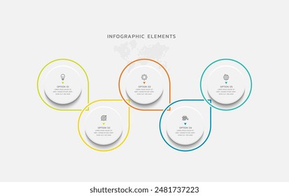 Vector infographics business template design