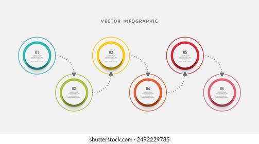 Vector infographics business template design